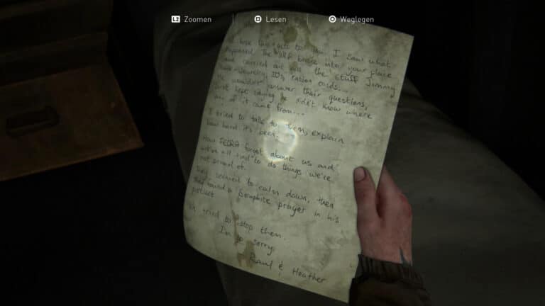 Das Artefakt Rauls Bericht in The Last of Us 2