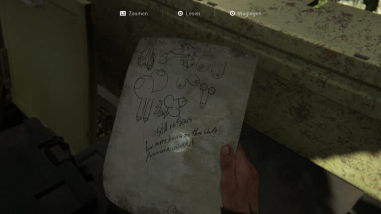 Das Artefakt Turmkritzeleien in The Last of Us 2