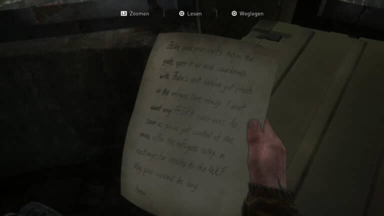 Artifact Isaac´s Order in The Last of Us 2