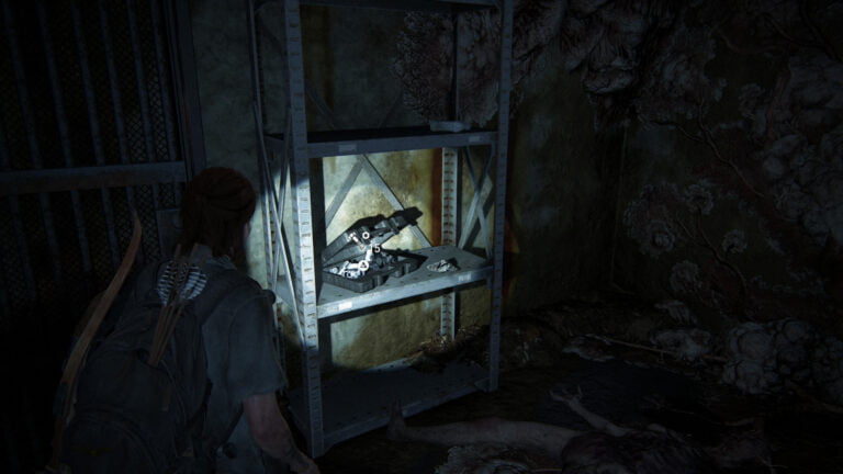 15 Upgrade-Teile im Wartungsraum der Kanalisation in The Last of Us 2.