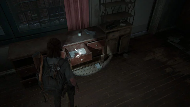 5 Upgrade-Teile in Apartment 201 in den Garden Suites in The Last of Us 2