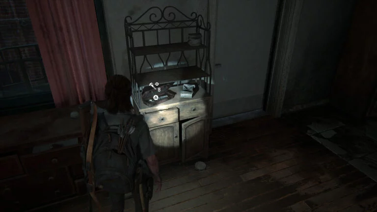 8 Upgrade-Teile in Apartment 201 in den Garden Suites in The Last of Us 2