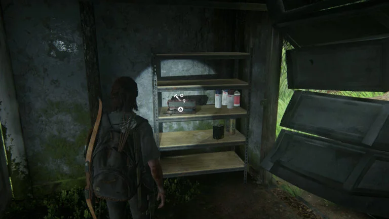 10 Upgrade-Teile in der Garage von Haus 5 in The Last of Us 2