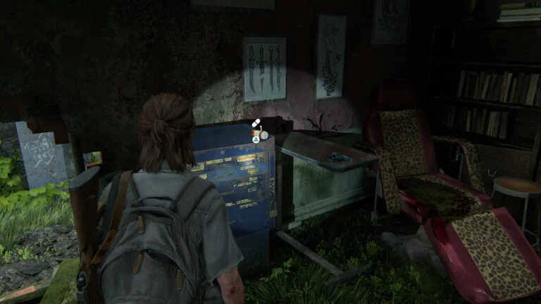 9 Zusätze auf Rollcontainer bei Velvet Tattoo in The Last of Us 2