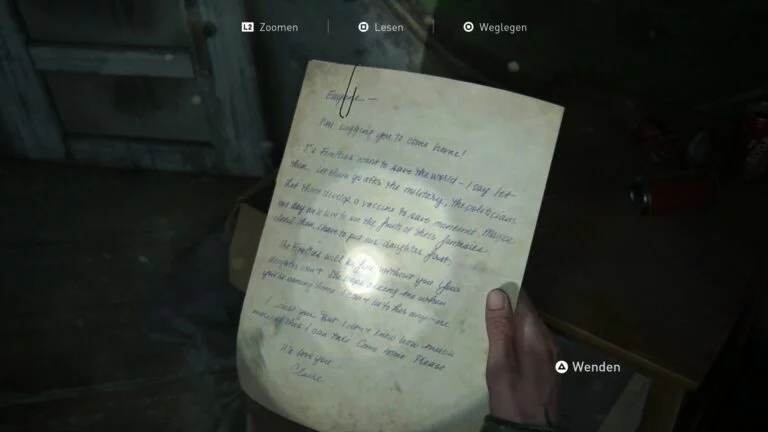 Artefakt Eugenes Ultimatum aus der Bücherei in The Last of Us 2