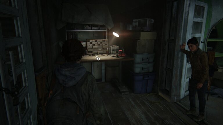 Eugene´s workbench in the library in The Last of Us 2