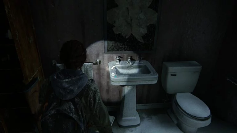 Zusätze auf Waschbecken in The Last of Us 2