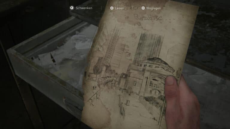 The artifact Street Drawing in The Last of Us 2.