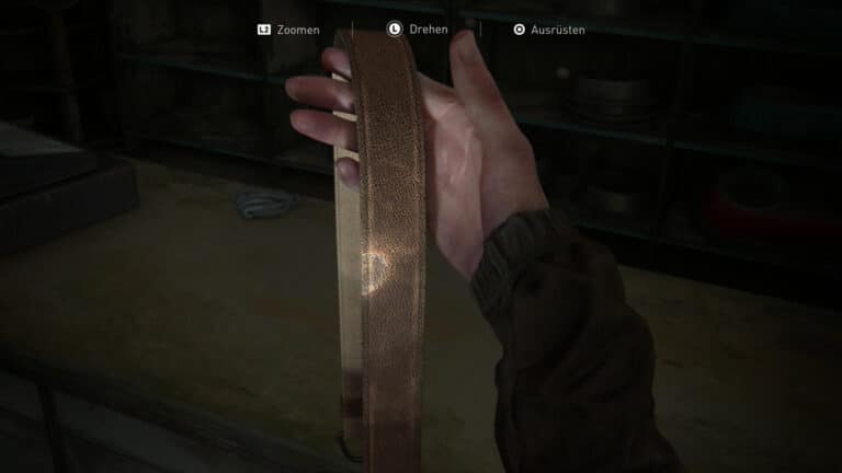The Rifle Holster in The Last of Us 2