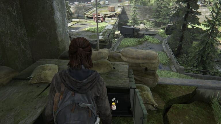 Supplements inside the auxiliary table in The Last of Us 2.