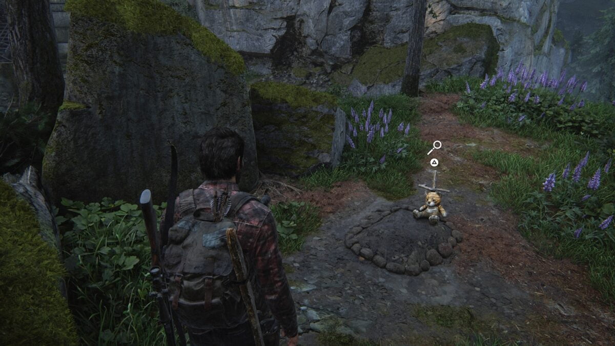 Diese Grab löst eines der freiwilligen Gespräche in The Last of Us Part 1 aus.