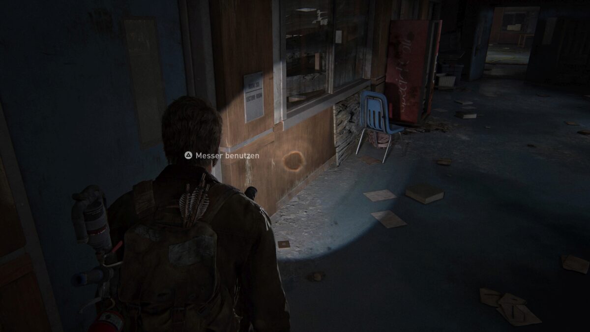 In der Universität in The Last of Us Part 1 könnt ihr diese verschlossene Tür knacken. 