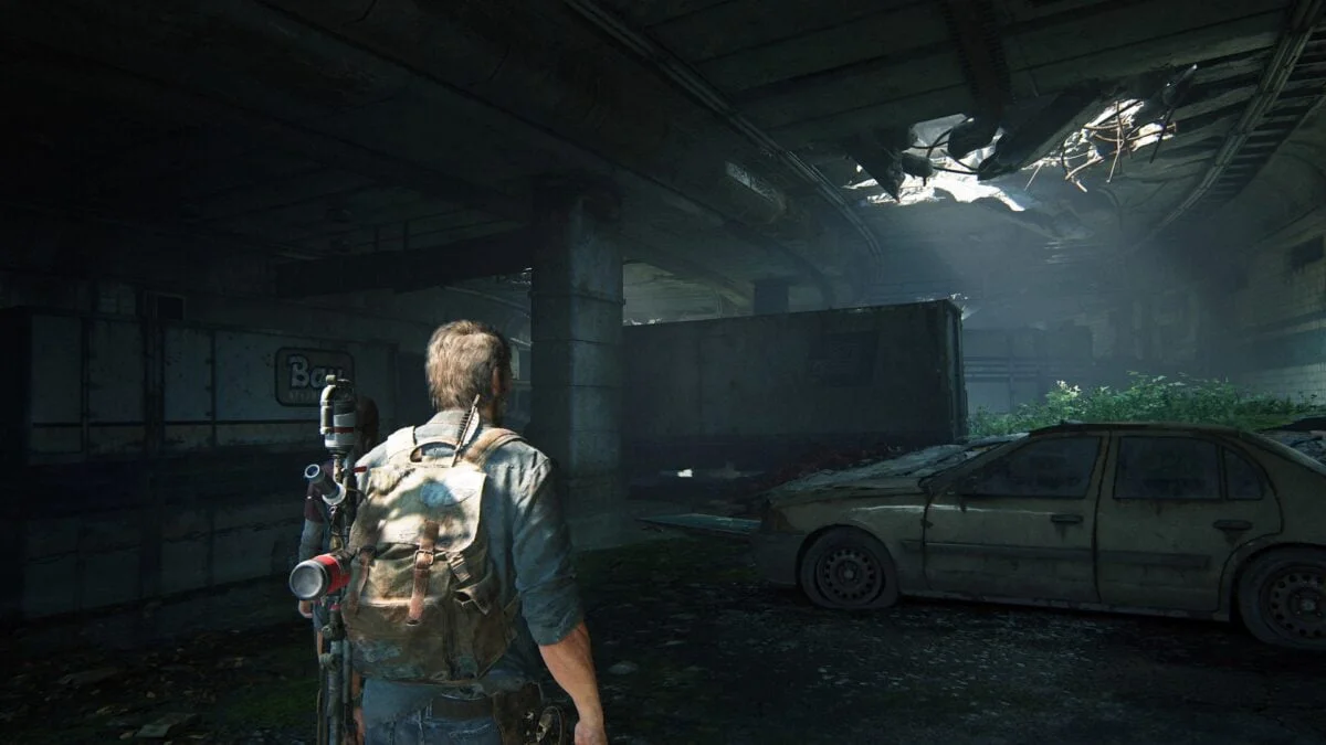 Das letzte Trainingsbuch in The Last of Us Part liegt auf diesem Lkw.