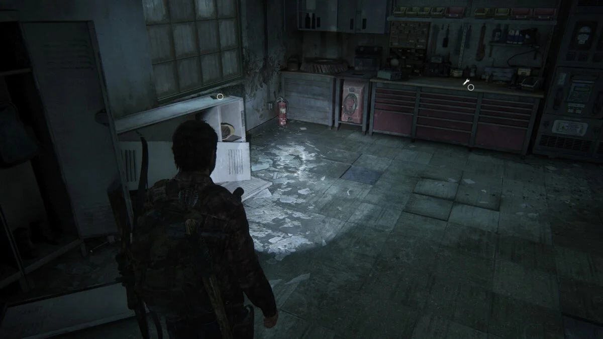 Der Fundort der siebten Werkbank in The Last of Us Part 1.