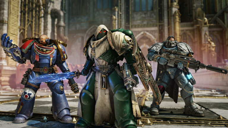 Warhammer 40.000 Space Marine 2 stellt die Brüder Valius und Scipius vor.