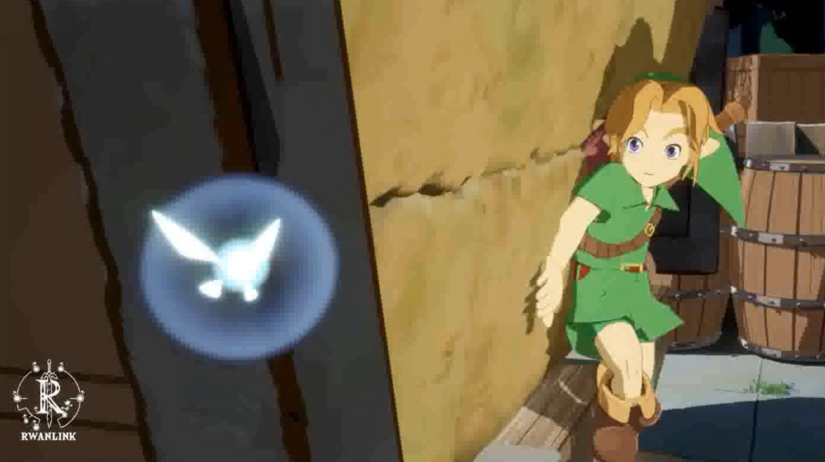 Link und Navi im Zelda Ocarina of Time Fanvideo