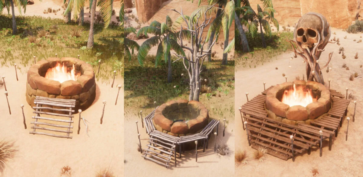 Conan Exiles Yog-Altar in allen drei Stufen