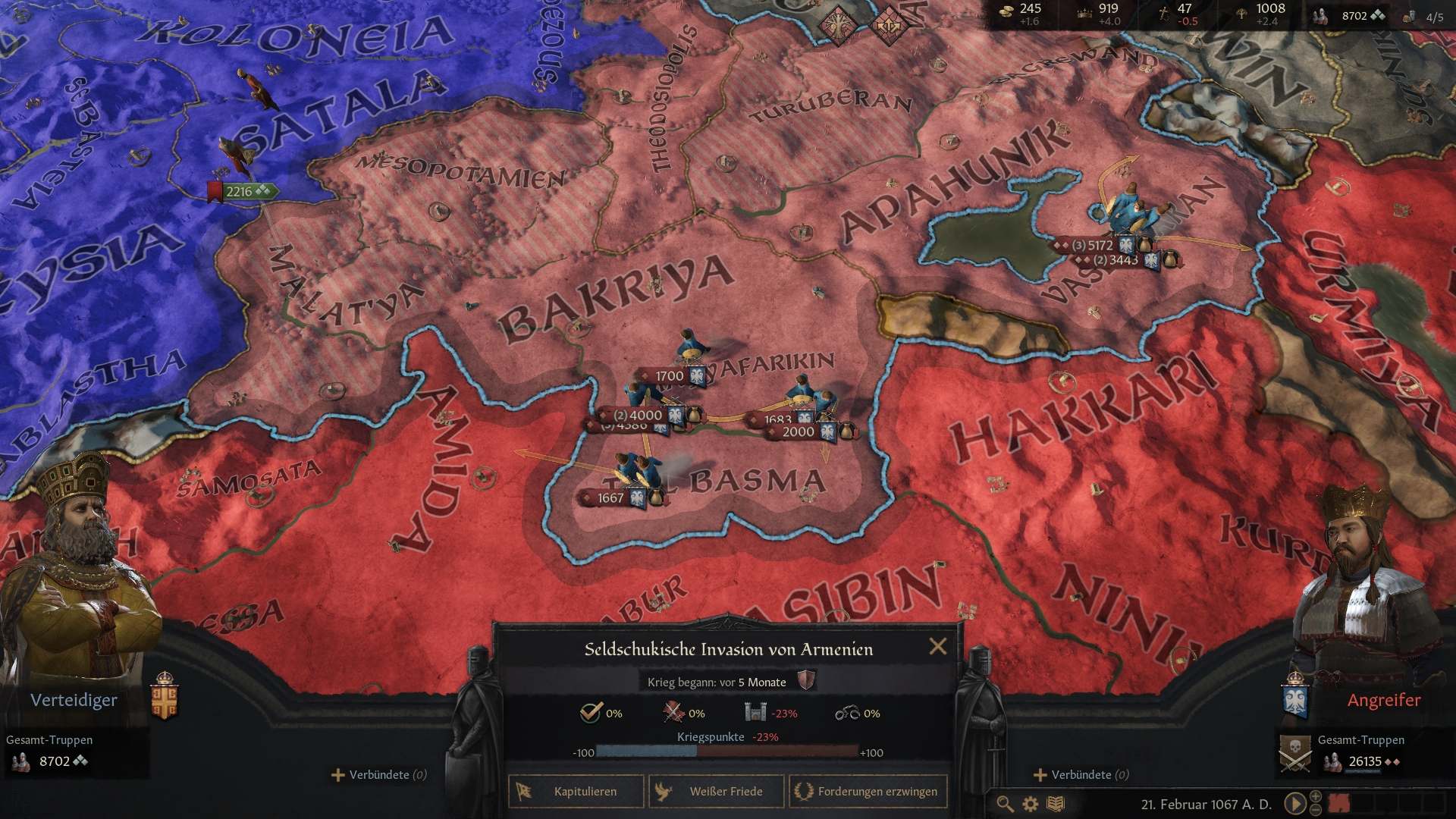 crusader kings 2 how to increase army size
