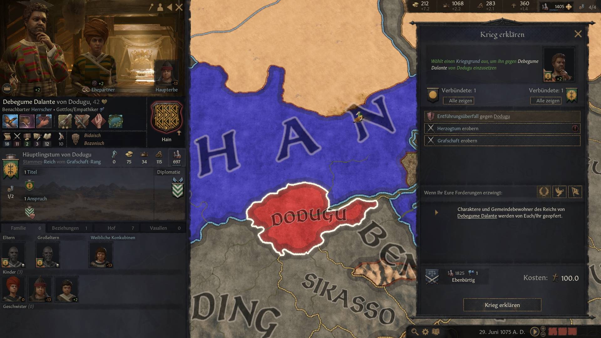 crusader kings 2 occupied territory