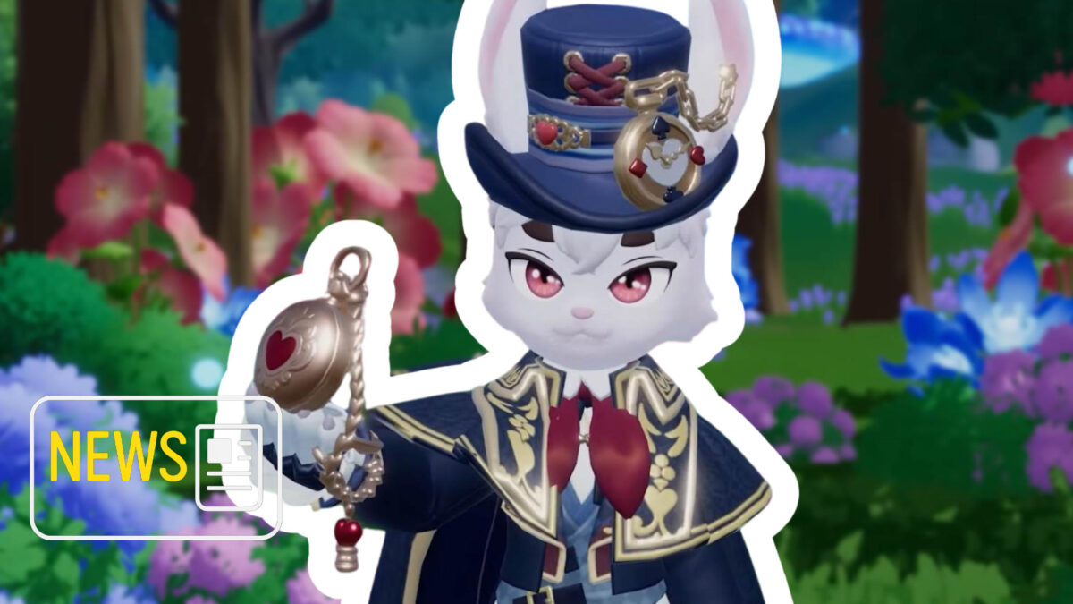 Ein Hase mit einer Taschenuhr aus Heartopia.