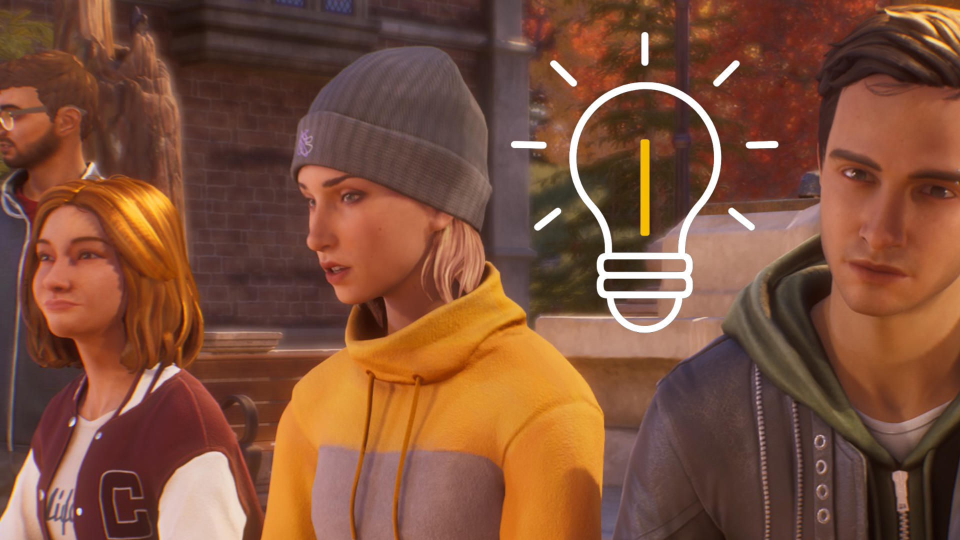 Jeanette, Loretta und Reggie sitzen nebeneinander.