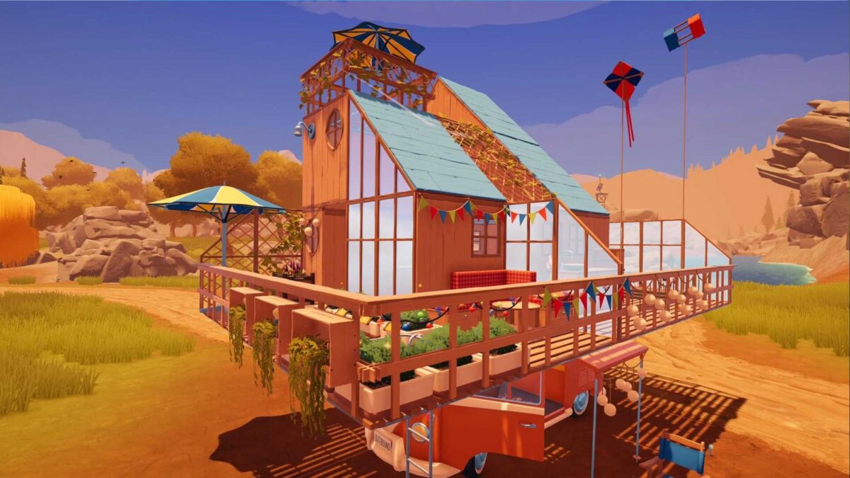 Ein Haus in Outbound, darunter ein Van in der Garage.