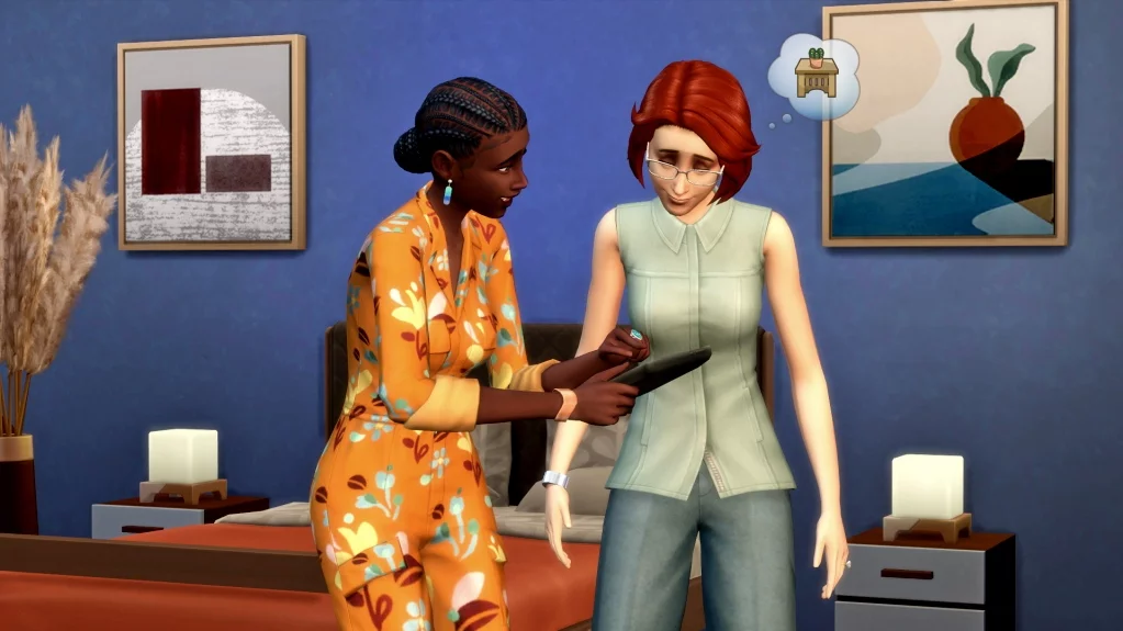 Sims 4 Traumhaftes Innendesign Innendesignerin stellt Kundin Designvorschläge vor